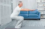 Man Doing Balance Exercise