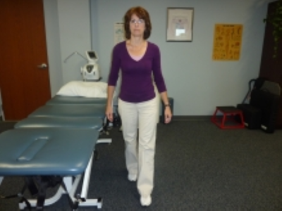 Standing One Leg in Front of the Other Standing One Leg in Front of the Other