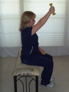 Arm Exercises with dumbbell
