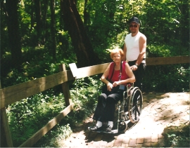 Determined to visit the rose park